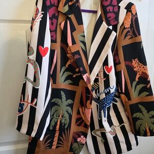 Colorful Patterned Blazer